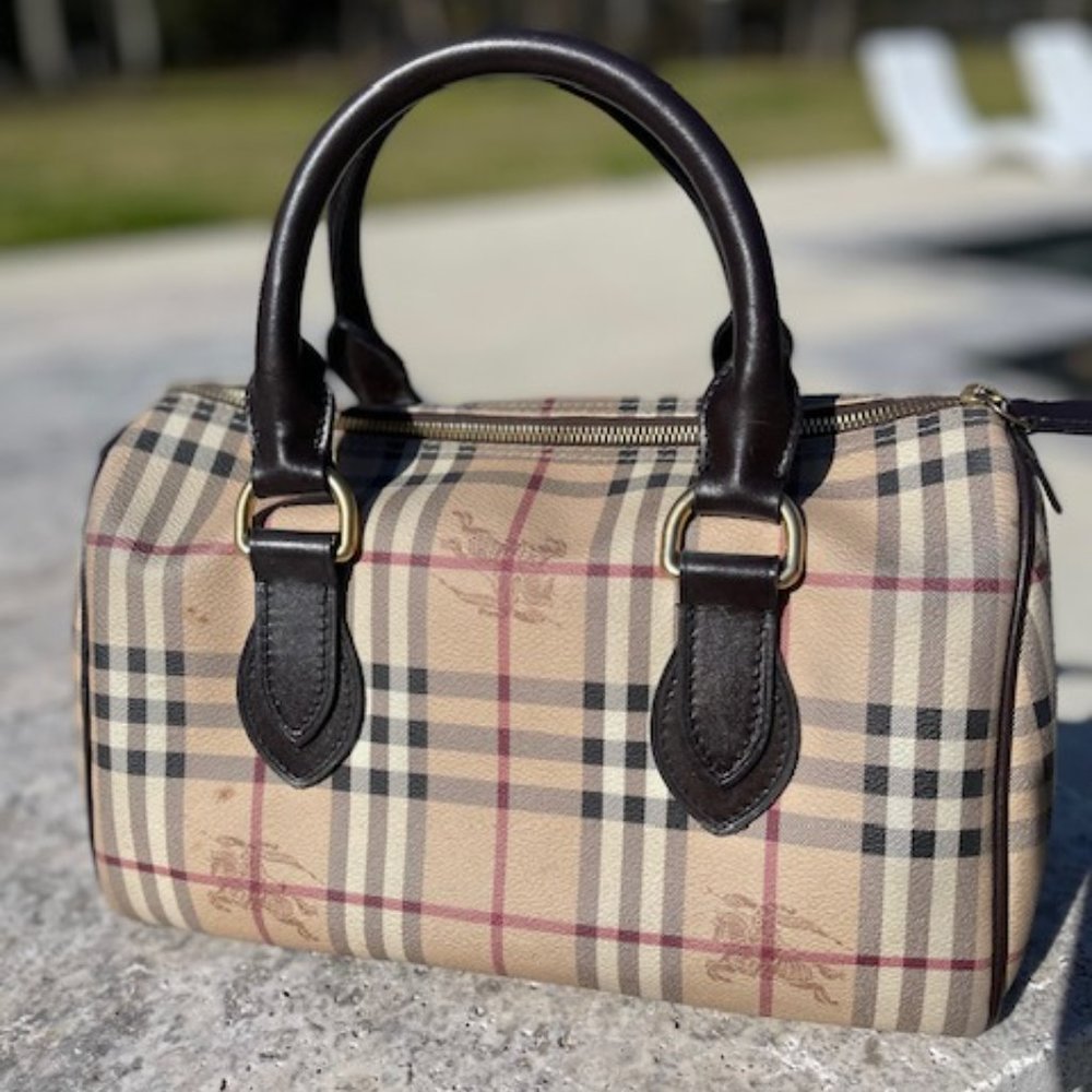 Authentic Burberry speedy bag